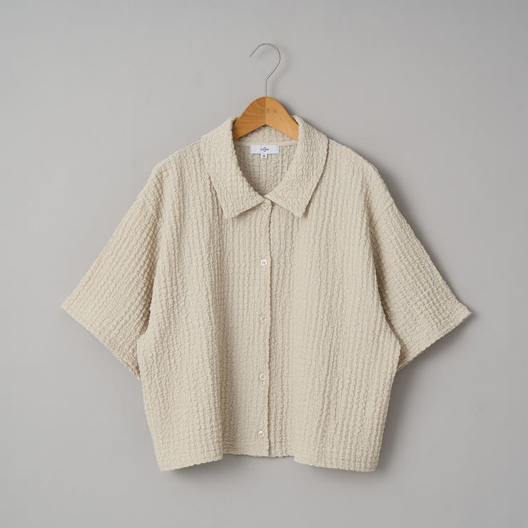 ポコポコハーフスリーブシャツ | coen【women】 | 詳細画像24 