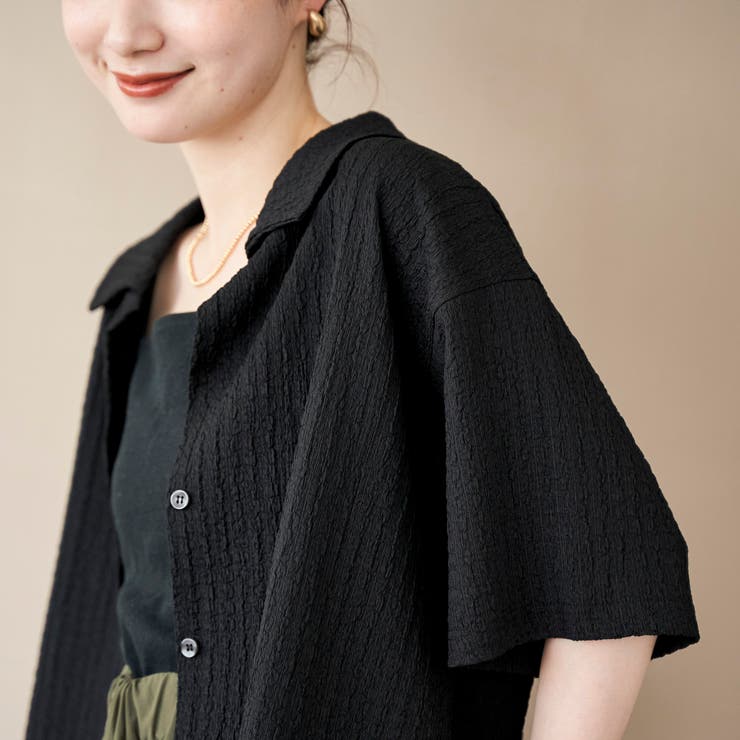 ポコポコハーフスリーブシャツ | coen【women】 | 詳細画像5 