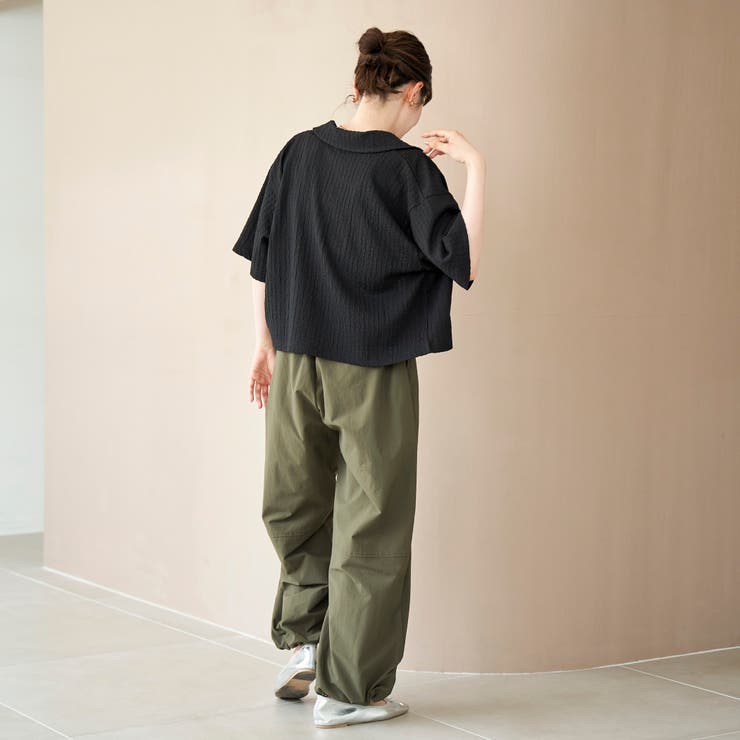 ポコポコハーフスリーブシャツ | coen【women】 | 詳細画像7 