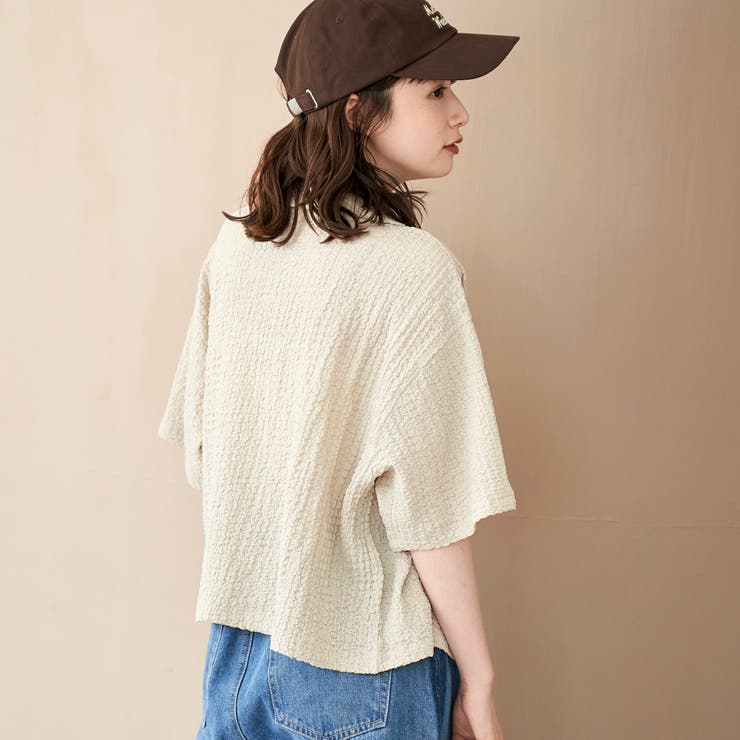 ポコポコハーフスリーブシャツ | coen【women】 | 詳細画像9 