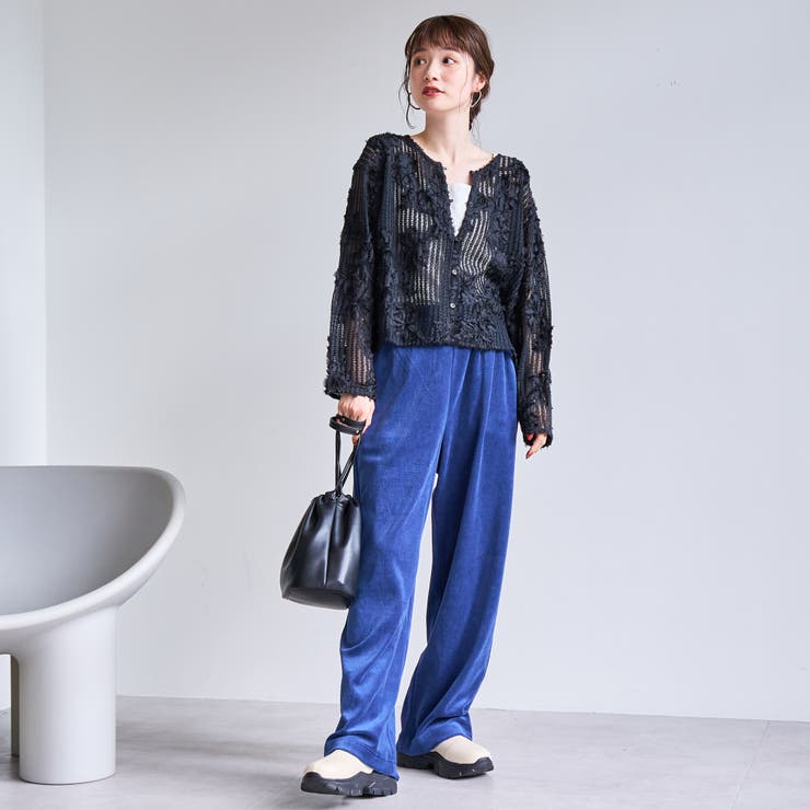 3Dフラワーメッシュカーディガン | coen【women】 | 詳細画像11 