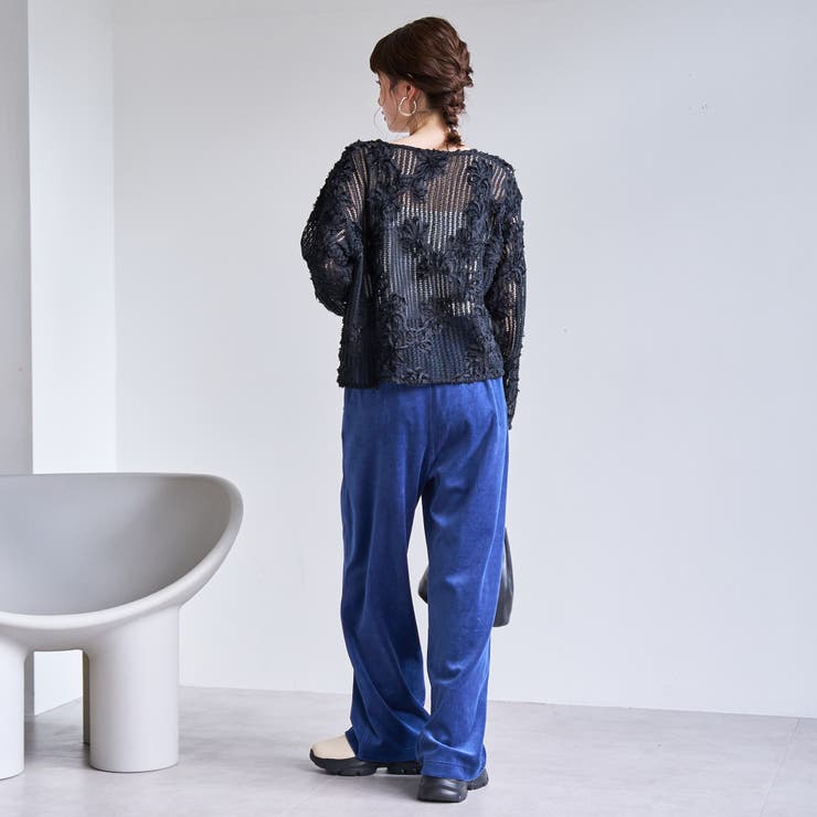 3Dフラワーメッシュカーディガン | coen【women】 | 詳細画像12 