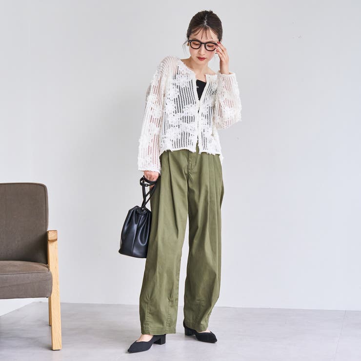 3Dフラワーメッシュカーディガン | coen【women】 | 詳細画像6 