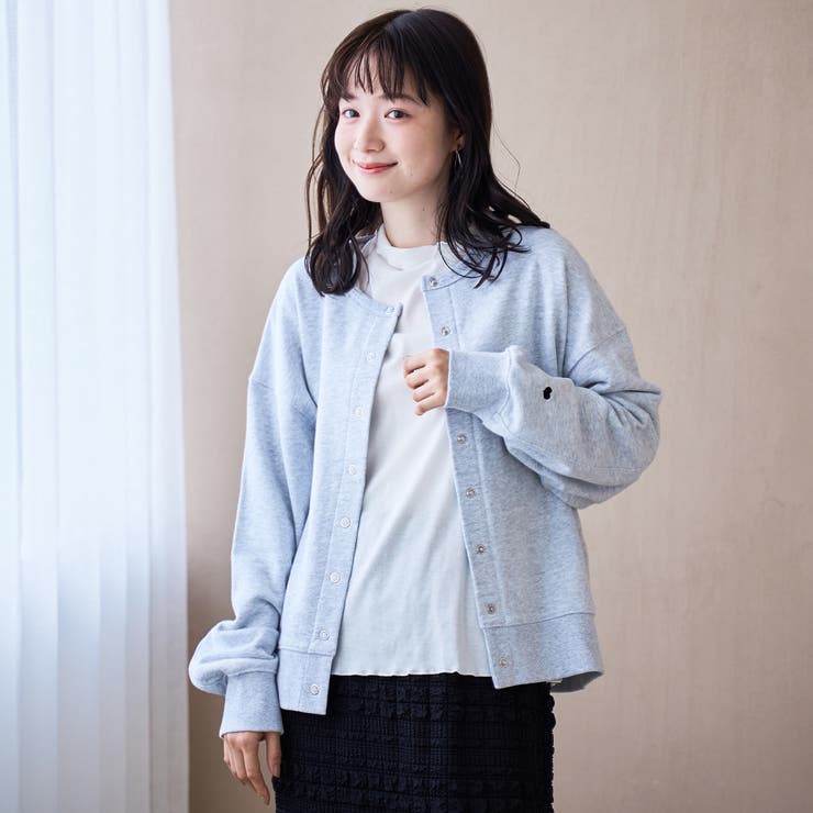 【再入荷・新色登場】ハートモチーフ裏毛カーディガン | coen【women】 | 詳細画像10 