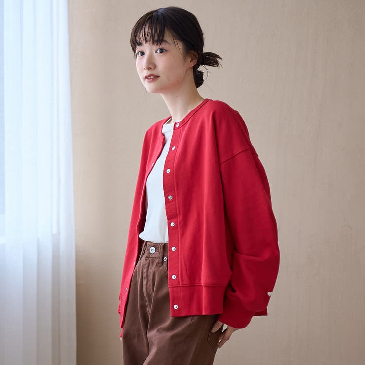 【再入荷・新色登場】ハートモチーフ裏毛カーディガン | coen【women】 | 詳細画像20 