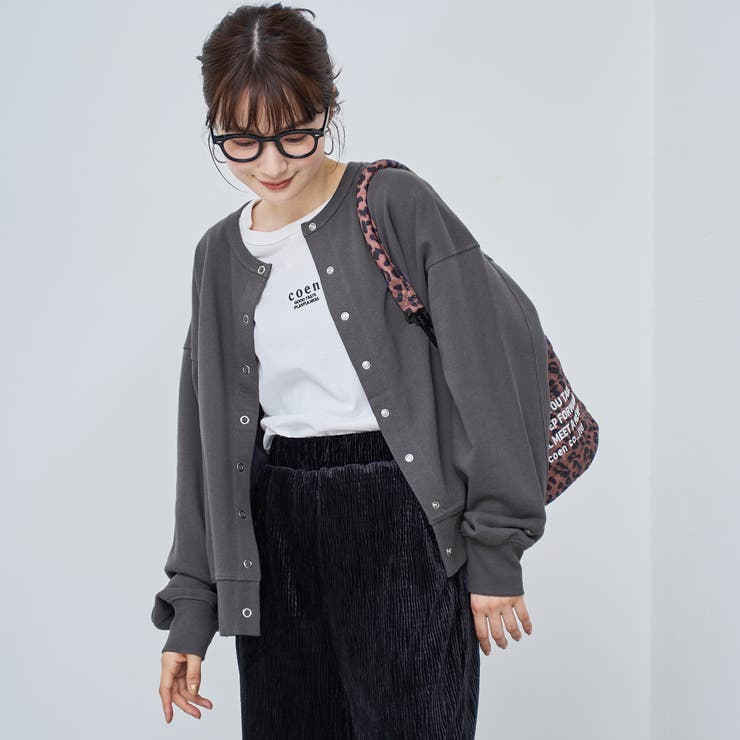 【再入荷・新色登場】ハートモチーフ裏毛カーディガン | coen【women】 | 詳細画像23 