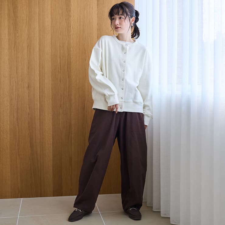 【再入荷/新色登場】ハートモチーフ裏毛カーディガン | coen【women】 | 詳細画像32 