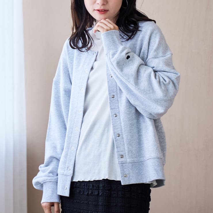 NATURAL | 【再入荷・新色登場】ハートモチーフ裏毛カーディガン | coen【women】