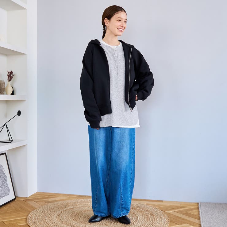 CVCダンボールジップパーカー | coen【women】 | 詳細画像11 