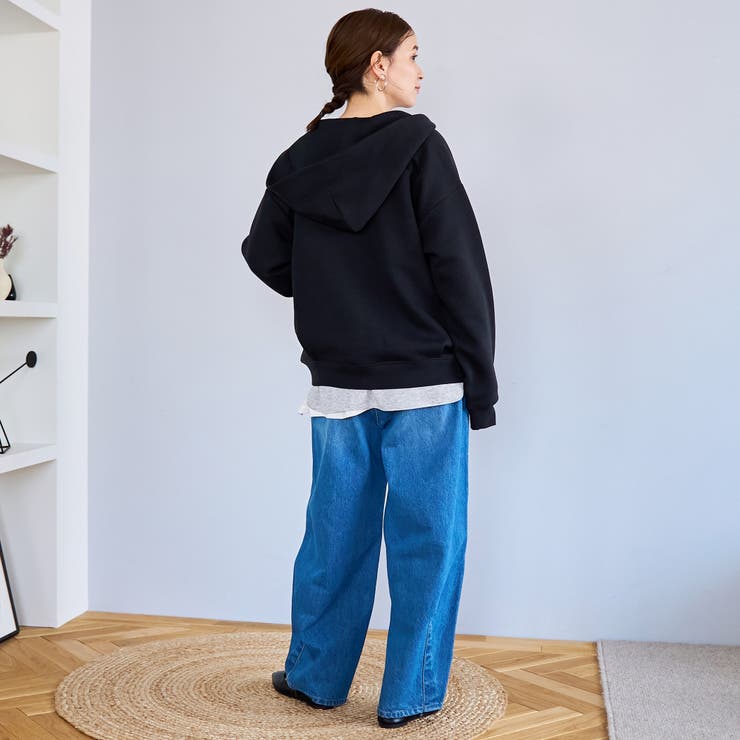 CVCダンボールジップパーカー | coen【women】 | 詳細画像13 