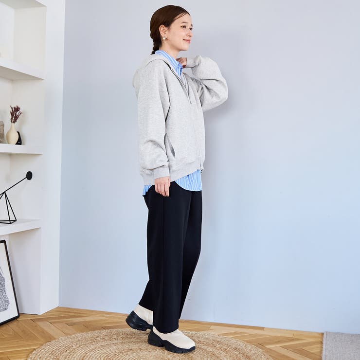 CVCダンボールジップパーカー | coen【women】 | 詳細画像18 