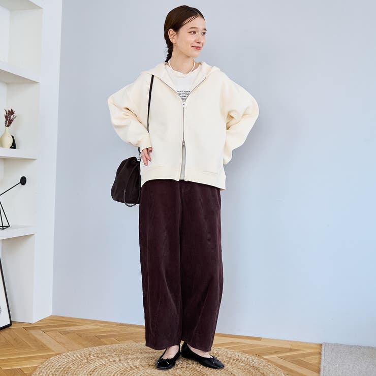 CVCダンボールジップパーカー | coen【women】 | 詳細画像5 