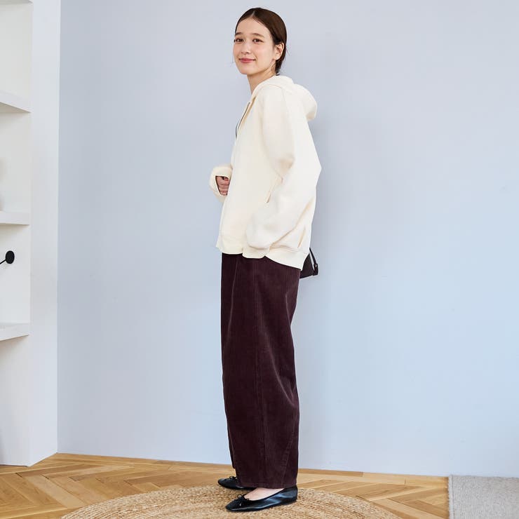 CVCダンボールジップパーカー | coen【women】 | 詳細画像6 