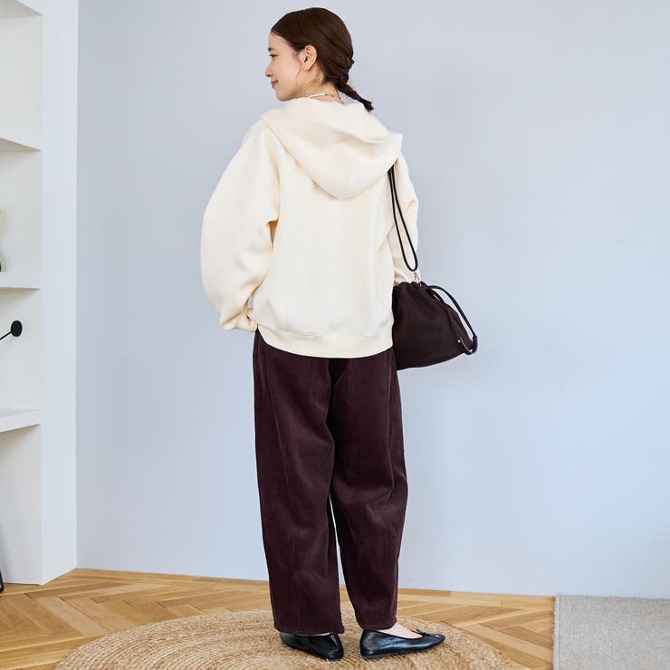 CVCダンボールジップパーカー | coen【women】 | 詳細画像7 