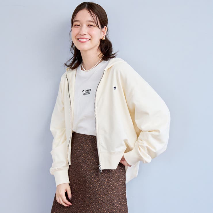 【POLO BCS（ポロ・ビーシーエス）別注】 裏毛ジップパーカー | coen【women】 | 詳細画像2 