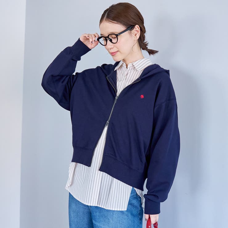 【POLO BCS（ポロ・ビーシーエス）別注】 裏毛ジップパーカー | coen【women】 | 詳細画像24 