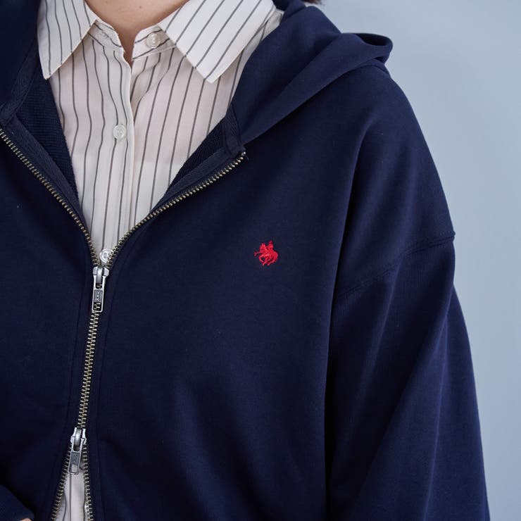 【POLO BCS（ポロ・ビーシーエス）別注】 裏毛ジップパーカー | coen【women】 | 詳細画像27 