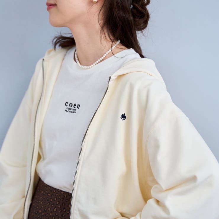 【POLO BCS（ポロ・ビーシーエス）別注】 裏毛ジップパーカー | coen【women】 | 詳細画像5 