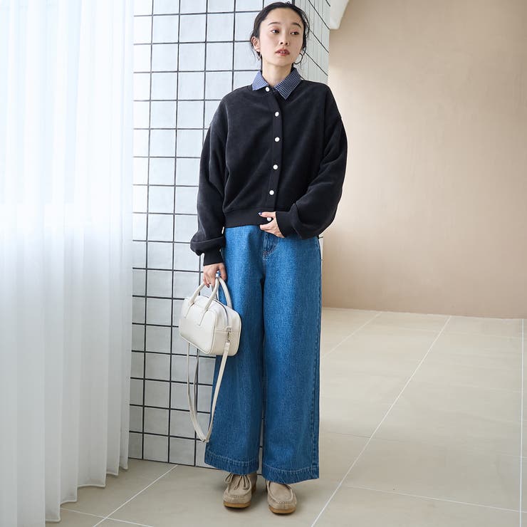 カットコール裏毛スナップカーディガン | coen【women】 | 詳細画像10 