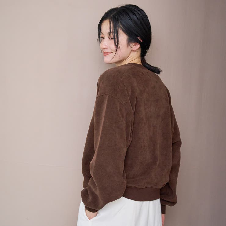 カットコール裏毛スナップカーディガン | coen【women】 | 詳細画像13 