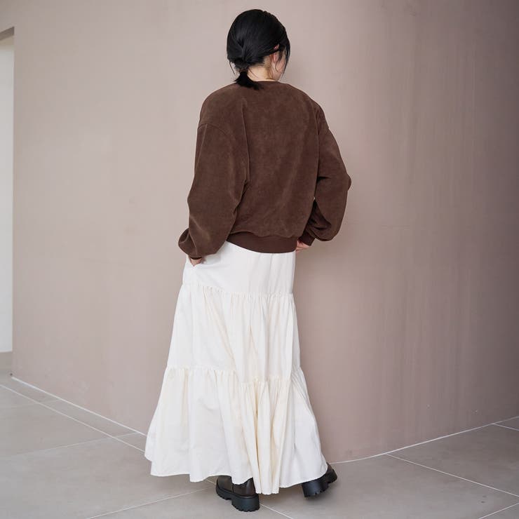 カットコール裏毛スナップカーディガン | coen【women】 | 詳細画像15 