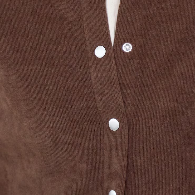 カットコール裏毛スナップカーディガン | coen【women】 | 詳細画像16 