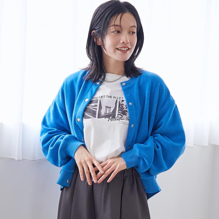 カットコール裏毛スナップカーディガン | coen【women】 | 詳細画像17 