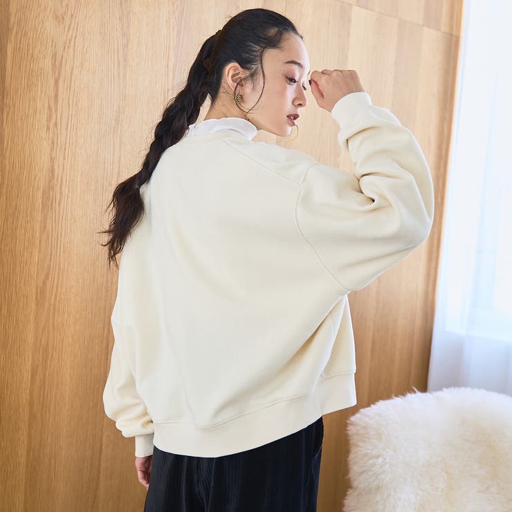 カットコール裏毛スナップカーディガン | coen【women】 | 詳細画像3 