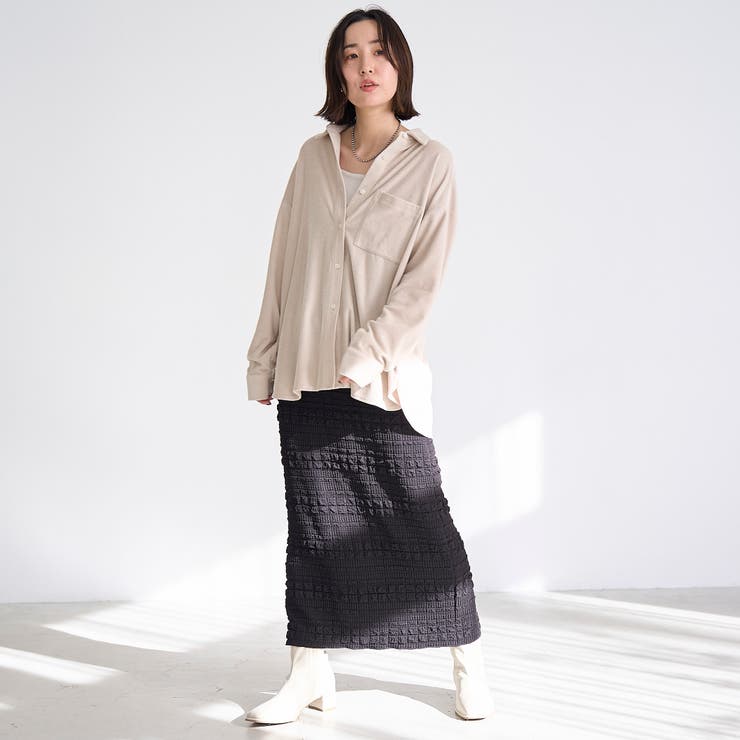 【Feel Soft フィールソフト】パイルレギュラーカラーシャツ（インフルエン… | coen【women】 | 詳細画像12 