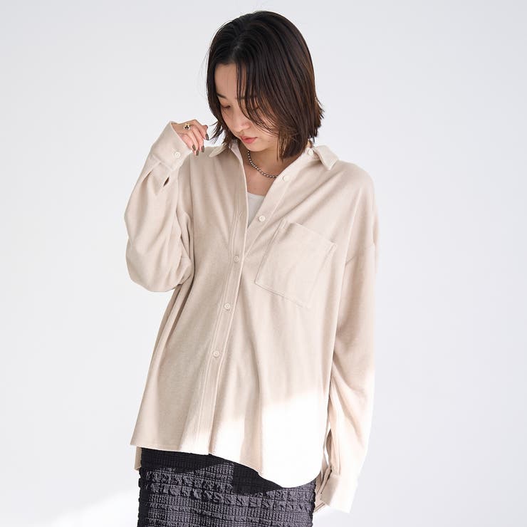 【Feel Soft フィールソフト】パイルレギュラーカラーシャツ（インフルエン… | coen【women】 | 詳細画像14 