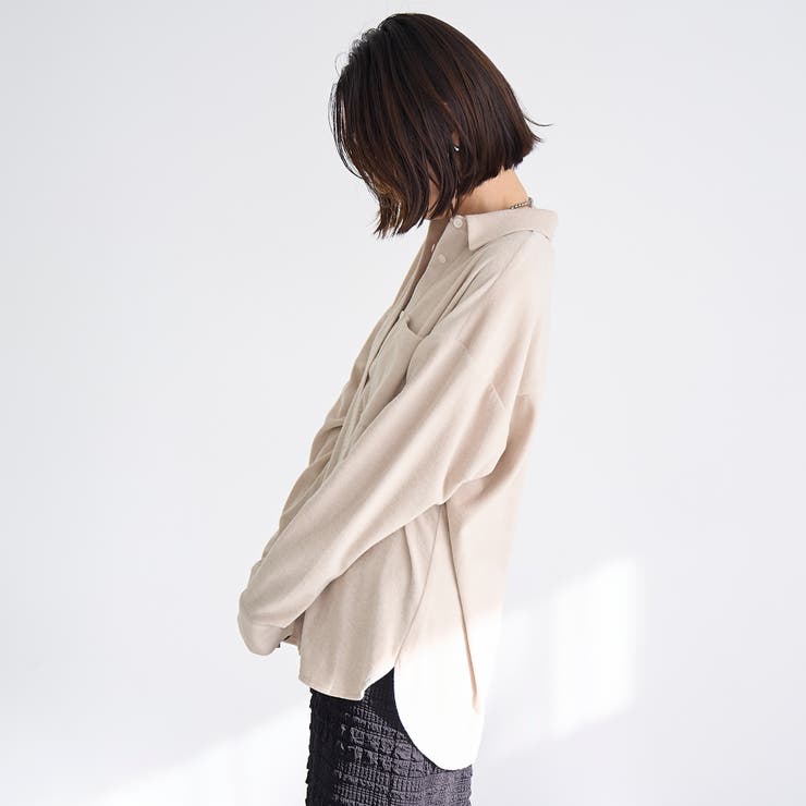 【Feel Soft フィールソフト】パイルレギュラーカラーシャツ（インフルエン… | coen【women】 | 詳細画像15 