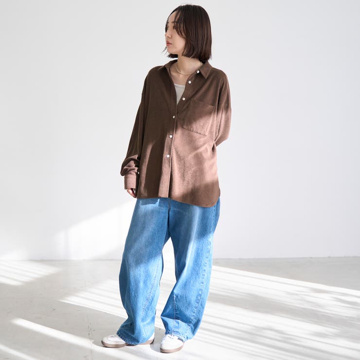 【Feel Soft フィールソフト】パイルレギュラーカラーシャツ（インフルエン… | coen【women】 | 詳細画像18 