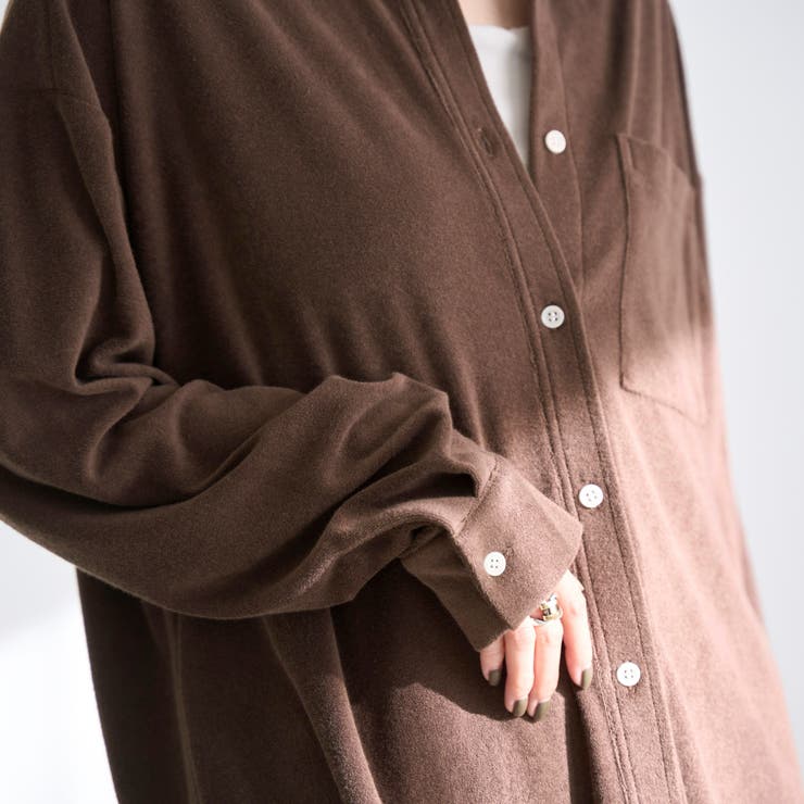 【Feel Soft フィールソフト】パイルレギュラーカラーシャツ（インフルエン… | coen【women】 | 詳細画像24 