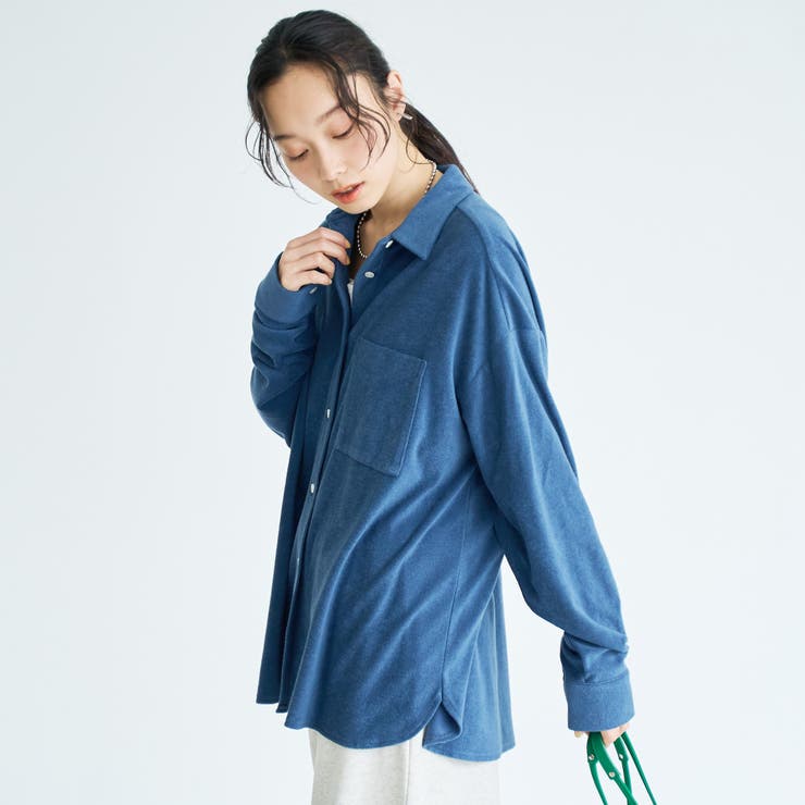 【Feel Soft フィールソフト】パイルレギュラーカラーシャツ（インフルエン… | coen【women】 | 詳細画像29 