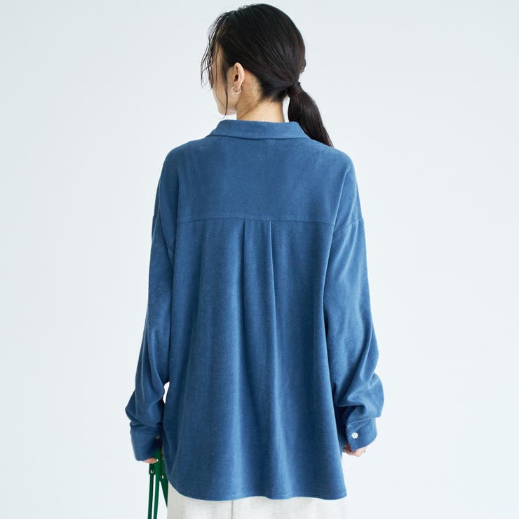 【Feel Soft フィールソフト】パイルレギュラーカラーシャツ（インフルエン… | coen【women】 | 詳細画像30 