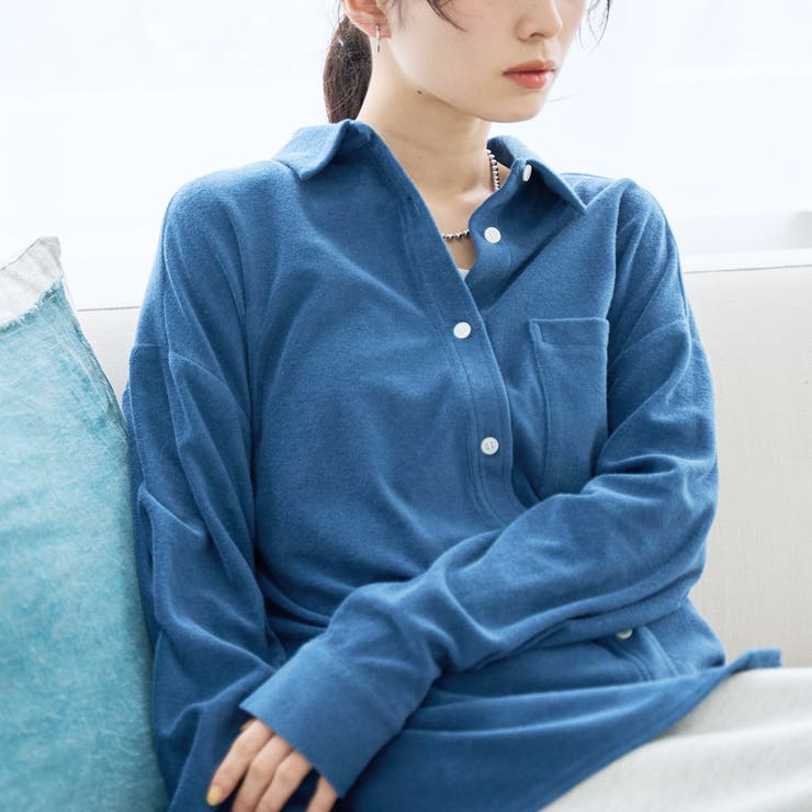 【Feel Soft フィールソフト】パイルレギュラーカラーシャツ（インフルエン… | coen【women】 | 詳細画像31 
