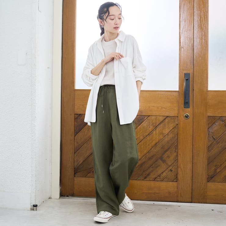 【Feel Soft フィールソフト】パイルレギュラーカラーシャツ（インフルエン… | coen【women】 | 詳細画像4 