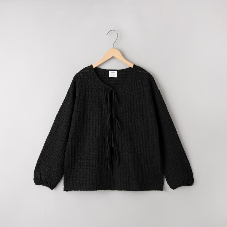 BLACK | ポコポコリボンカーディガン | coen【women】