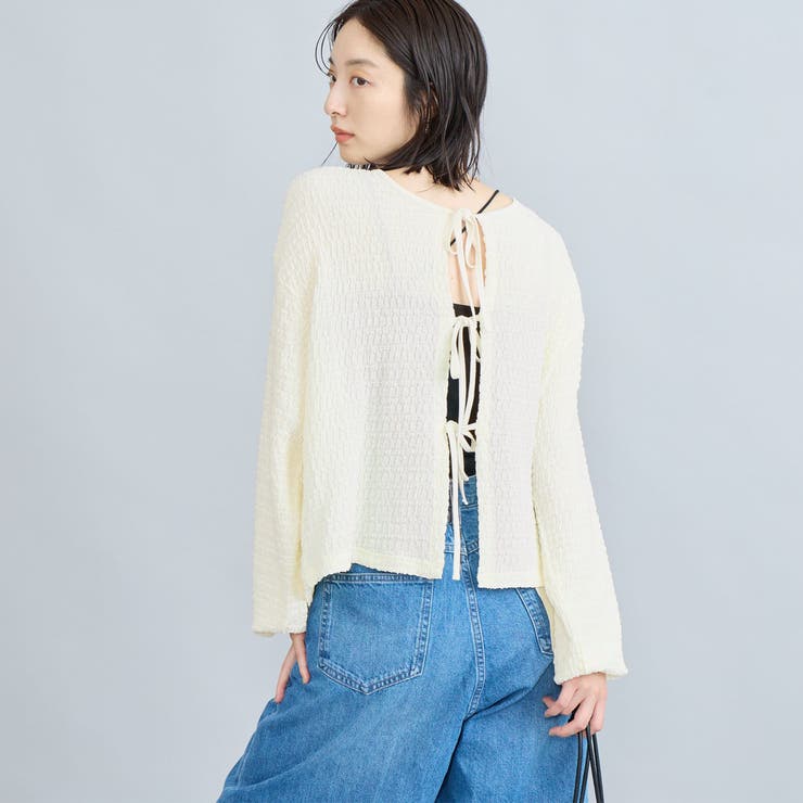 ポコポコリボンカーディガン | coen【women】 | 詳細画像13 