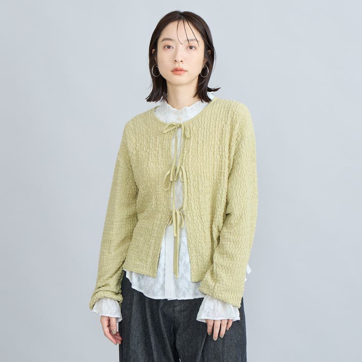 ポコポコリボンカーディガン | coen【women】 | 詳細画像3 