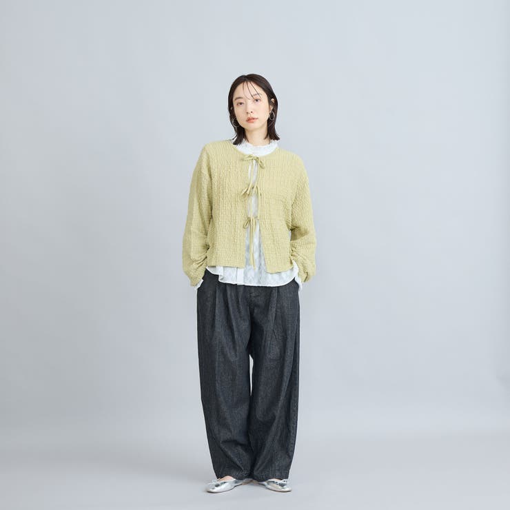ポコポコリボンカーディガン | coen【women】 | 詳細画像4 
