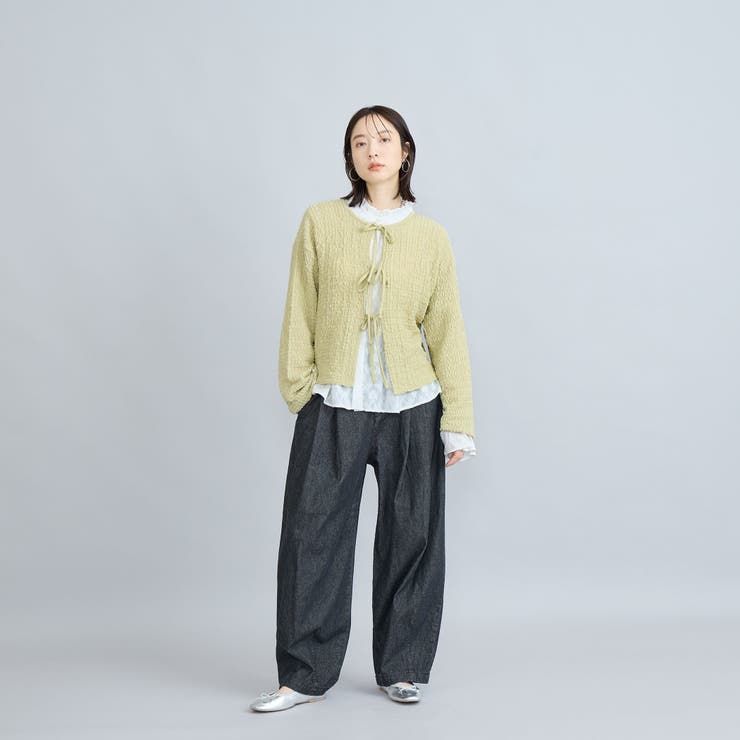 BONG SWEAT CARDIGAN （BROWN) - COCOLOBLAND WEB STORE