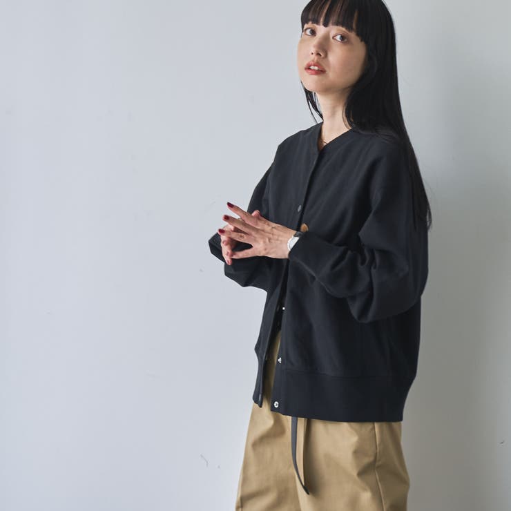 【WELLTECT】裏毛スナップカーディガン | coen【women】 | 詳細画像12 