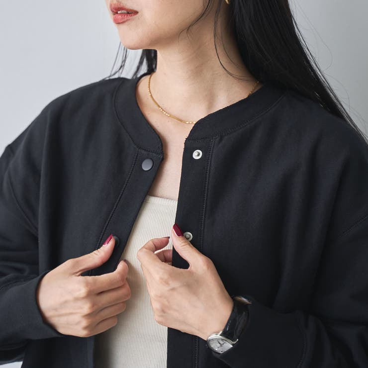 【WELLTECT】裏毛スナップカーディガン | coen【women】 | 詳細画像15 