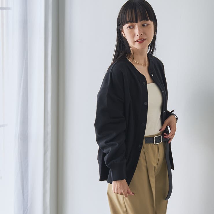 【WELLTECT】裏毛スナップカーディガン | coen【women】 | 詳細画像3 