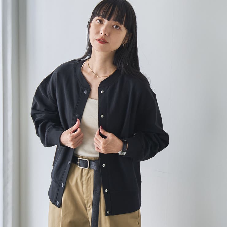 【WELLTECT】裏毛スナップカーディガン | coen【women】 | 詳細画像5 