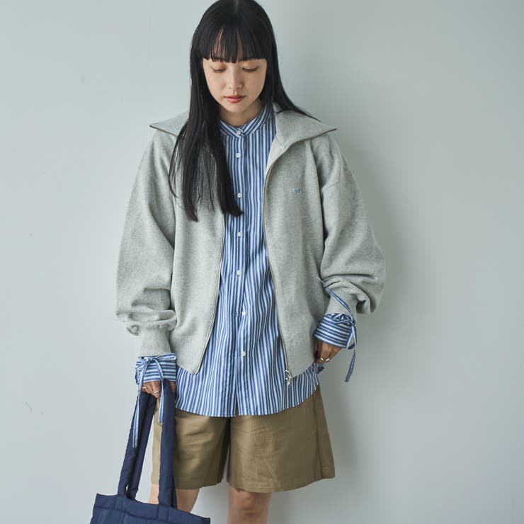 PENNEYS（ぺニーズ）別注裏毛スタンドジップスウェットカーディガン | coen【women】 | 詳細画像13 