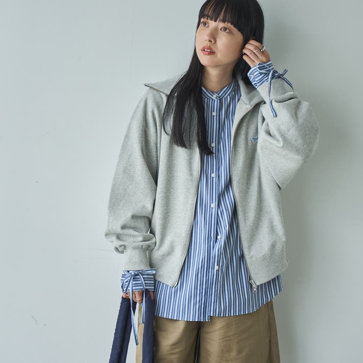PENNEYS（ぺニーズ）別注裏毛スタンドジップスウェット