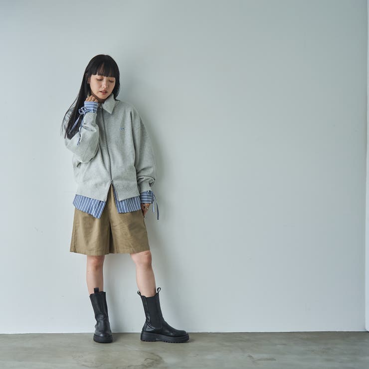 PENNEYS（ぺニーズ）別注裏毛スタンドジップスウェットカーディガン | coen【women】 | 詳細画像20 