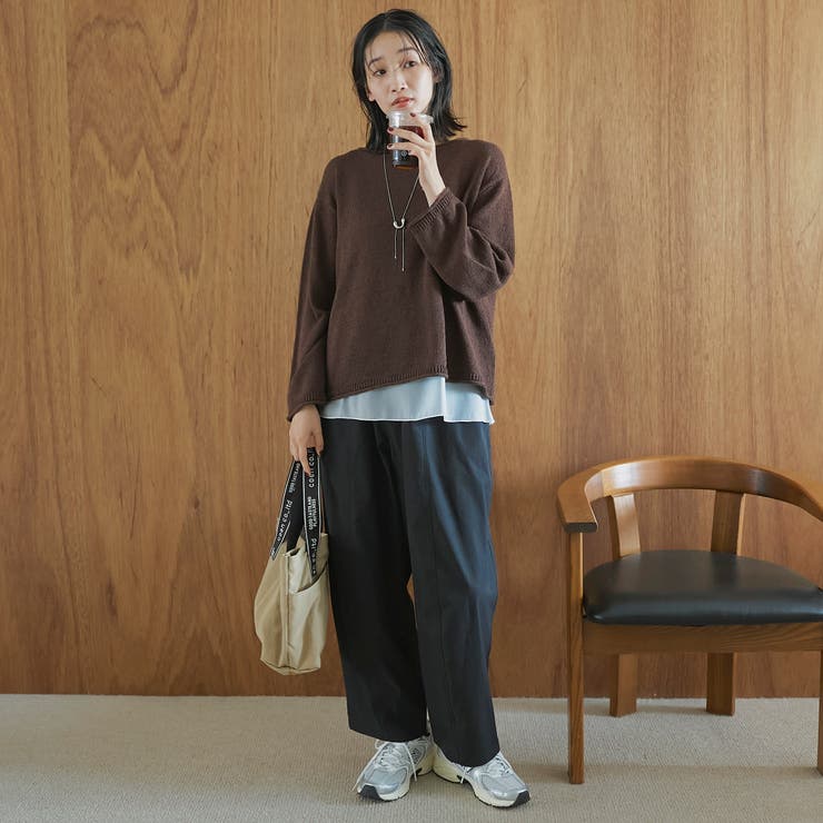 ミニブークレ ボートネックニット | coen【women】 | 詳細画像2 